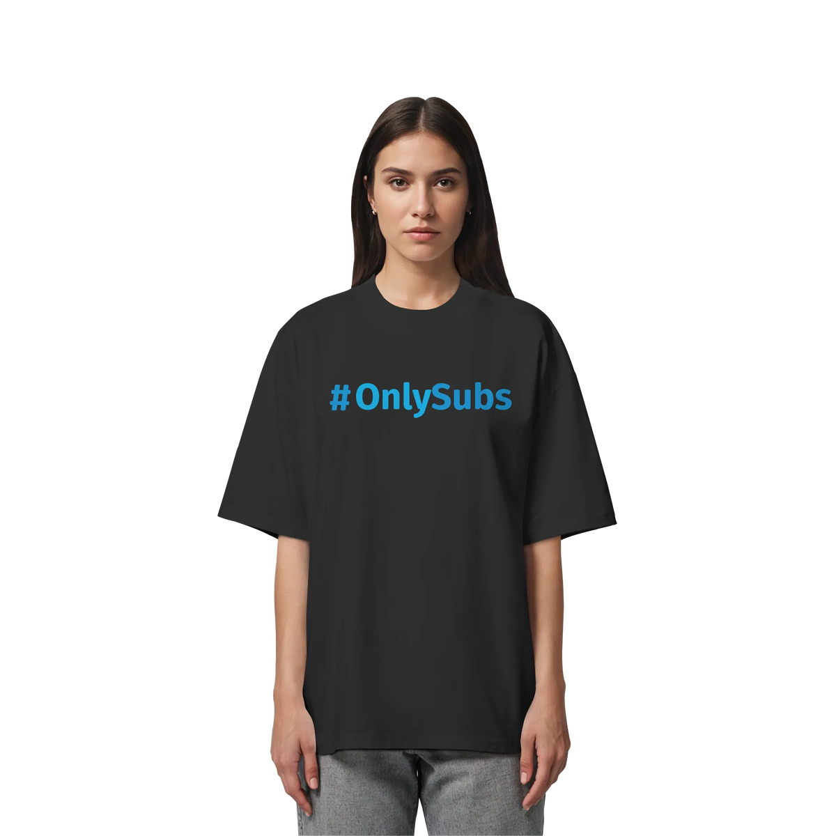#OnlySubs - Organic Oversize Shirt-Unisex-Shirts-BassBuddys-White-XS-BassBuddys | Shop