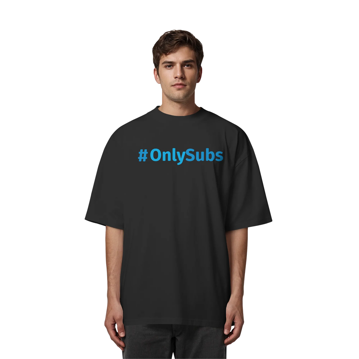 #OnlySubs - Organic Oversize Shirt-Unisex-Shirts-BassBuddys-White-XS-BassBuddys | Shop