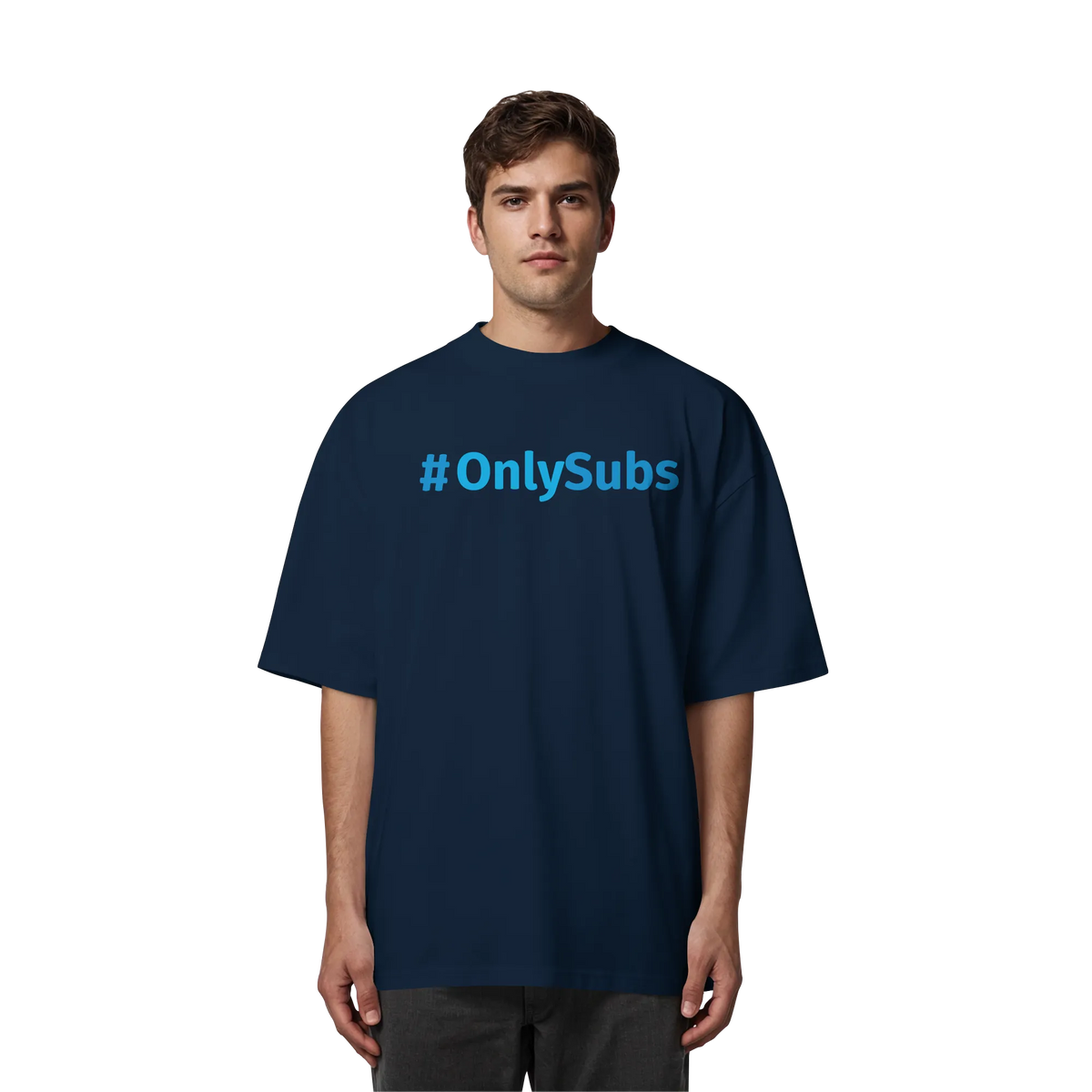 #OnlySubs - Organic Oversize Shirt-Unisex-Shirts-BassBuddys-White-XS-BassBuddys | Shop