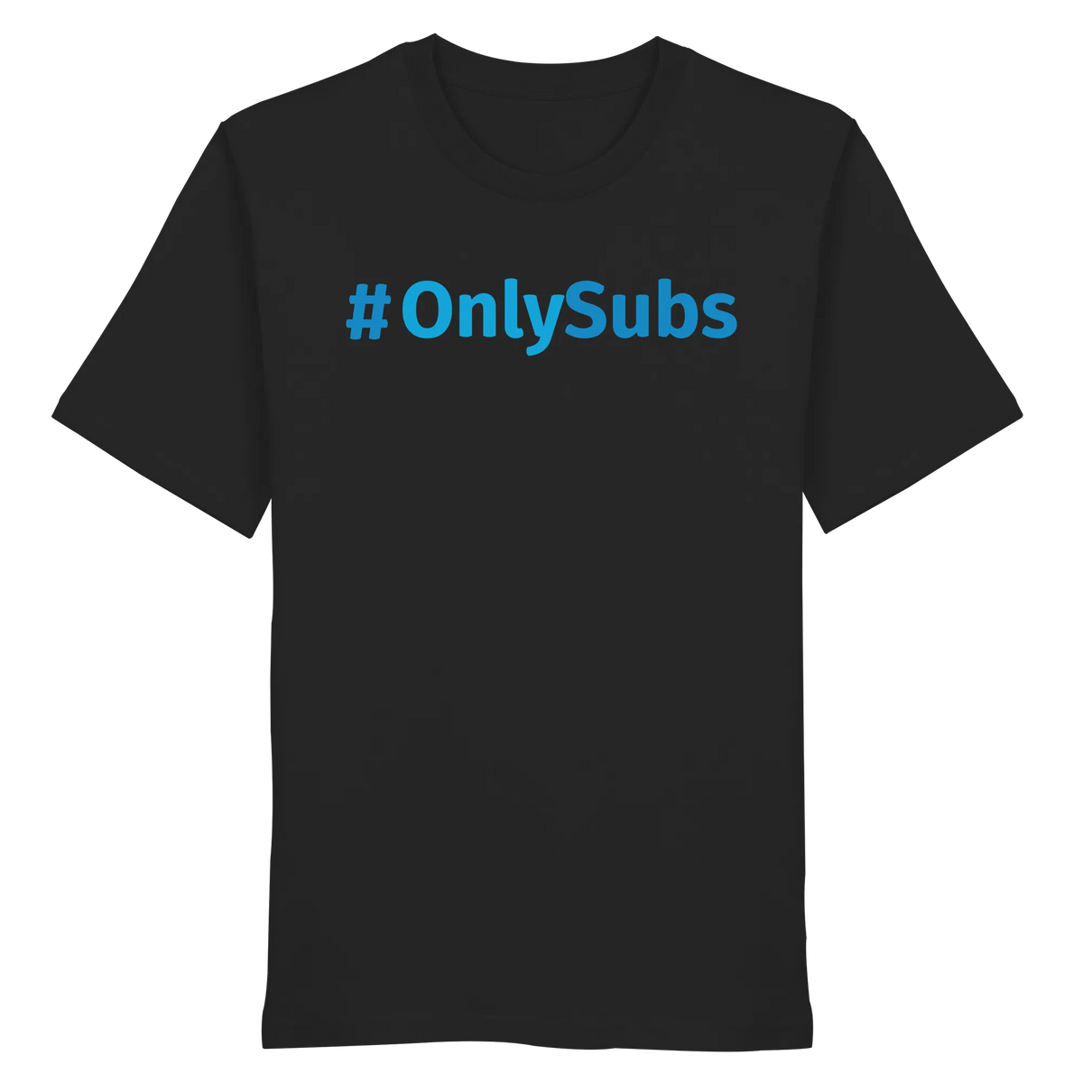 #OnlySubs - Organic Shirt-Unisex-Shirts-BassBuddys-Black-XS-BassBuddys | Shop