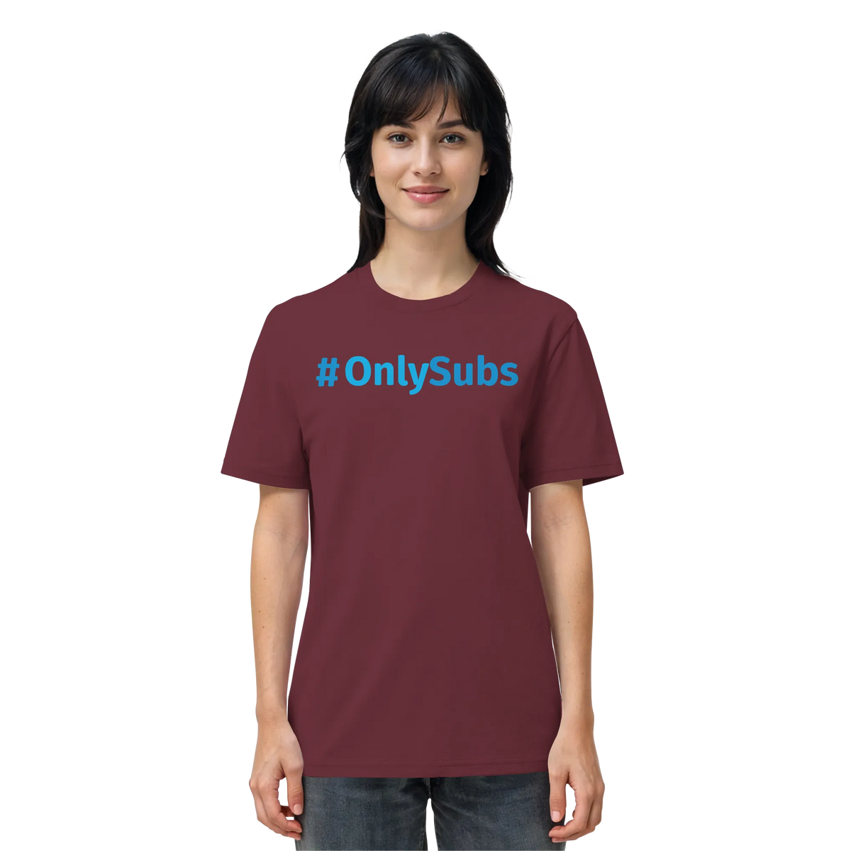#OnlySubs - Organic Shirt-Unisex-Shirts-BassBuddys-Burgundy-XS-BassBuddys | Shop