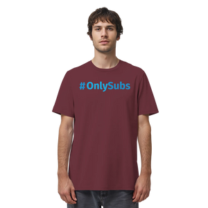 #OnlySubs - Organic Shirt-Unisex-Shirts-BassBuddys-Burgundy-XS-BassBuddys | Shop