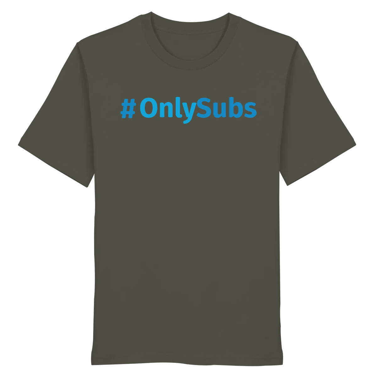 #OnlySubs - Organic Shirt-Unisex-Shirts-BassBuddys-Khaki-XS-BassBuddys | Shop