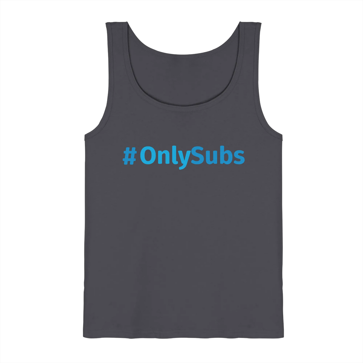 #OnlySubs - Tank-Top-Tank-Tops-BassBuddys-Charcoal-S-BassBuddys | Shop