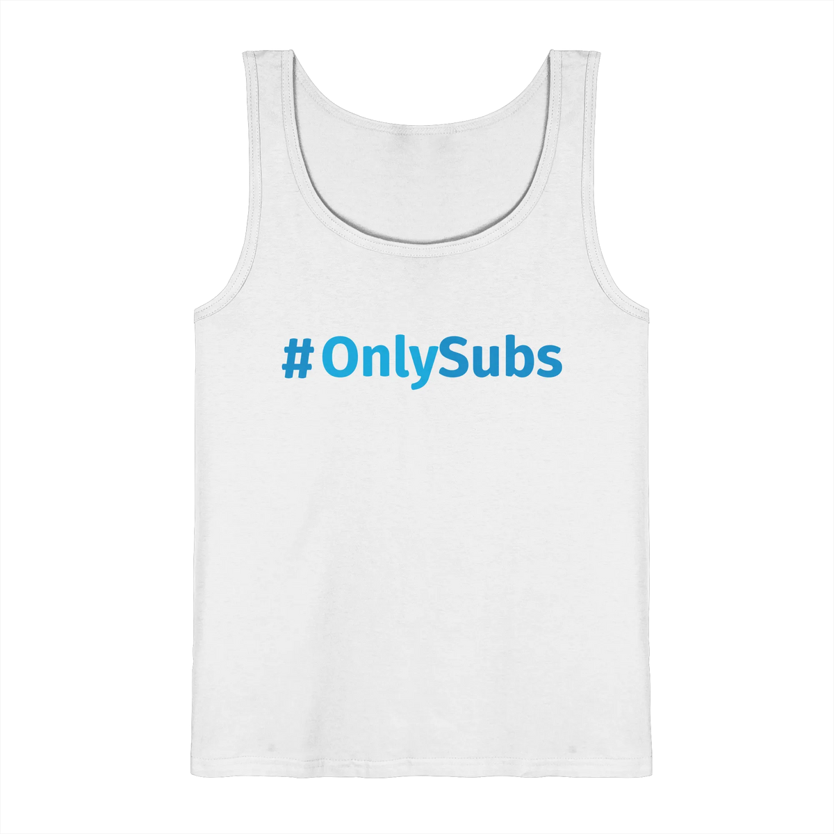 #OnlySubs - Tank-Top-Tank-Tops-BassBuddys-White-S-BassBuddys | Shop