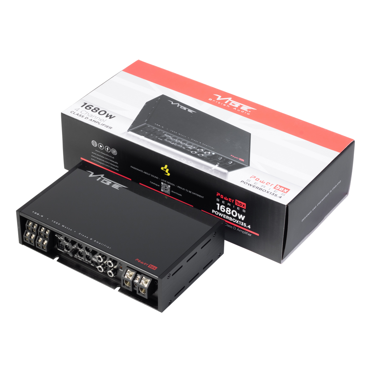 Vibe Audio POWERBOX135.4-V5 – 4 Kanal Verstärker – Ansicht 2