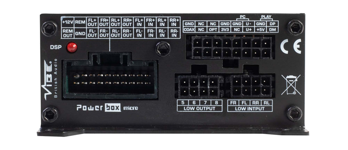 Vibe Audio POWERBOX65.4-8MDSP-V3 – 4 Kanal DSP Verstärker – Ansicht 5
