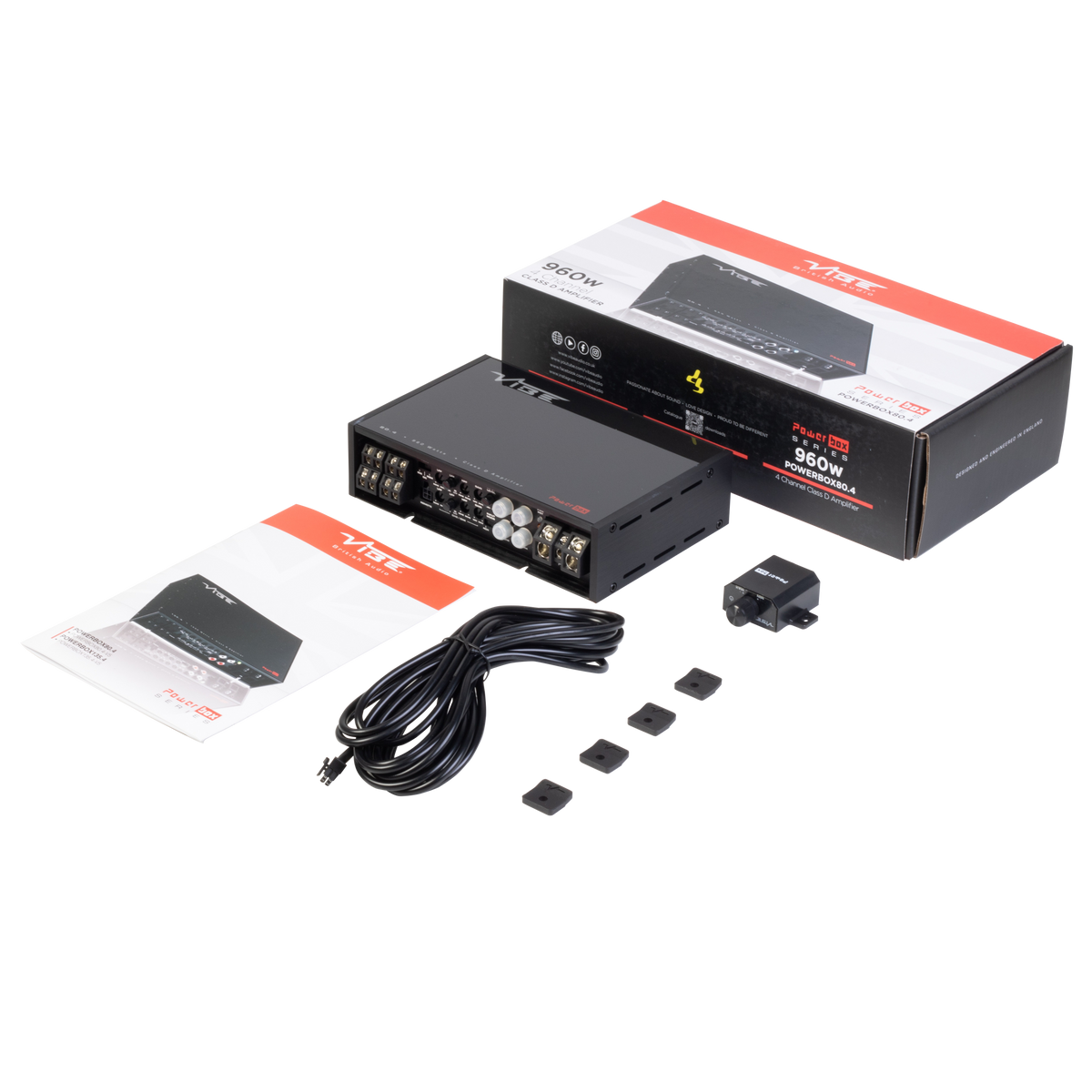 Vibe Audio POWERBOX80.4-V5 – 4 Kanal Verstärker – Ansicht 2