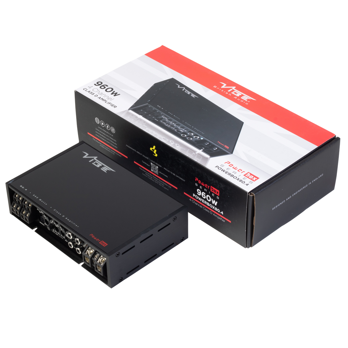 Vibe Audio POWERBOX80.4-V5 – 4 Kanal Verstärker – Ansicht 3