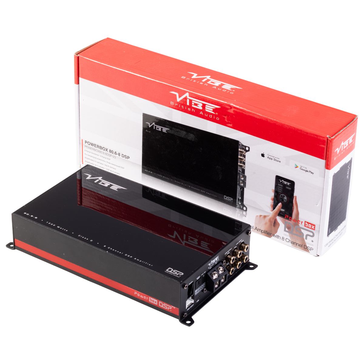 Vibe Audio POWERBOX80.6-8DSP-V3 – 6 Kanal DSP Verstärker