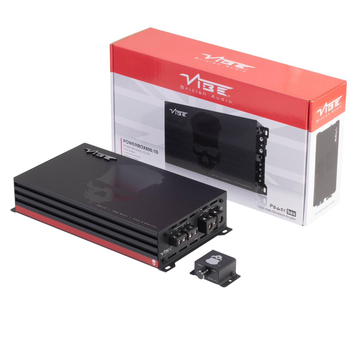 Vibe Audio POWERBOX800.1D-V3 – 1 Kanal Verstärker – Ansicht 2