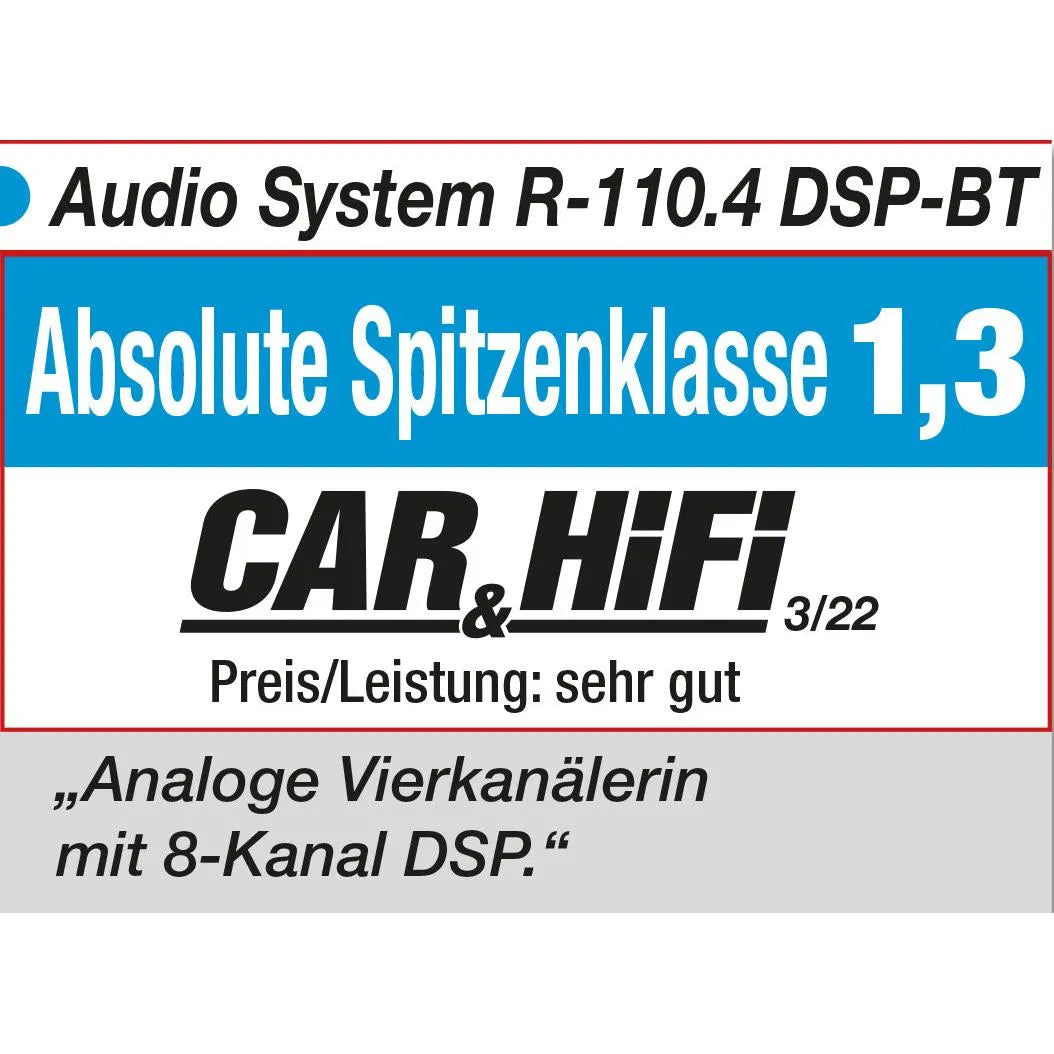 R-110.4 DSP-BT-4 Kanal DSP Verstärker-Audio System-BassBuddys | Shop
