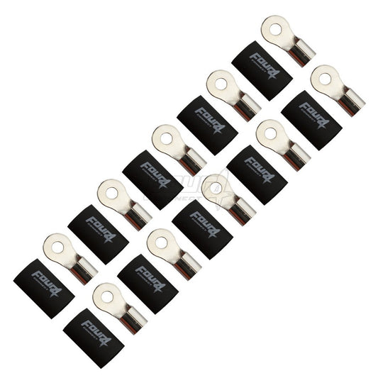 Ringösen-Set 10 Stück – M6/M8/M12 – 10–70 mm² – Rot oder Schwarz