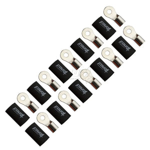 Ringösen-Set 10 Stück – M6/M8/M12 – 10–70 mm² – Rot oder Schwarz