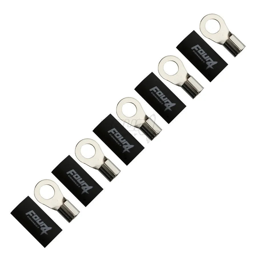 Ringösen-Set 10 Stück – M6/M8/M12 – 10–70 mm² – Rot oder Schwarz