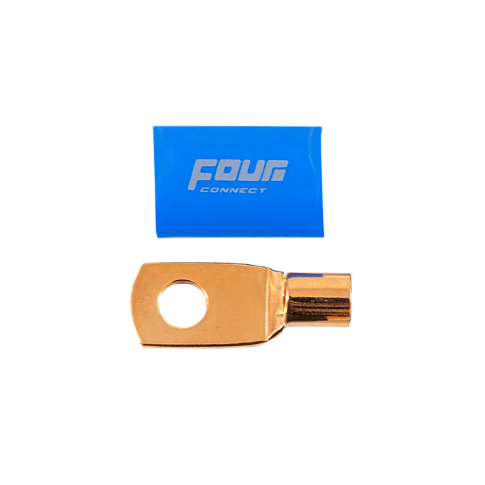 STAGE3 OFC Ringkabelschuh M8-Kabelschuh-Four Connect-20mm²-Blau-20 Set-BassBuddys | Shop