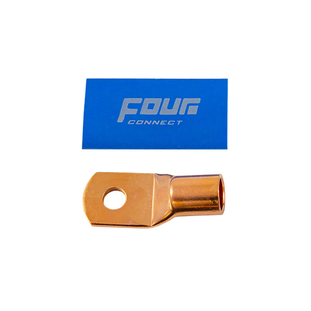 STAGE3 OFC Ringkabelschuh M8-Kabelschuh-Four Connect-35mm²-Blau-20 Set-BassBuddys | Shop