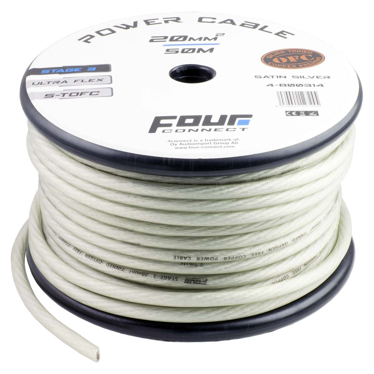 STAGE3 S-TOFC Powerkabel 20 mm² 50m