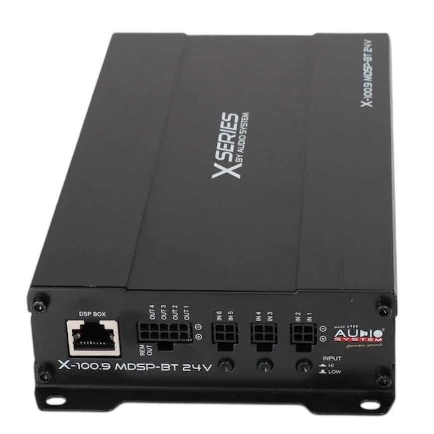 X-100.9 MDSP-BT 24V-9 Kanal DSP Verstärker-Audio System-BassBuddys | Shop