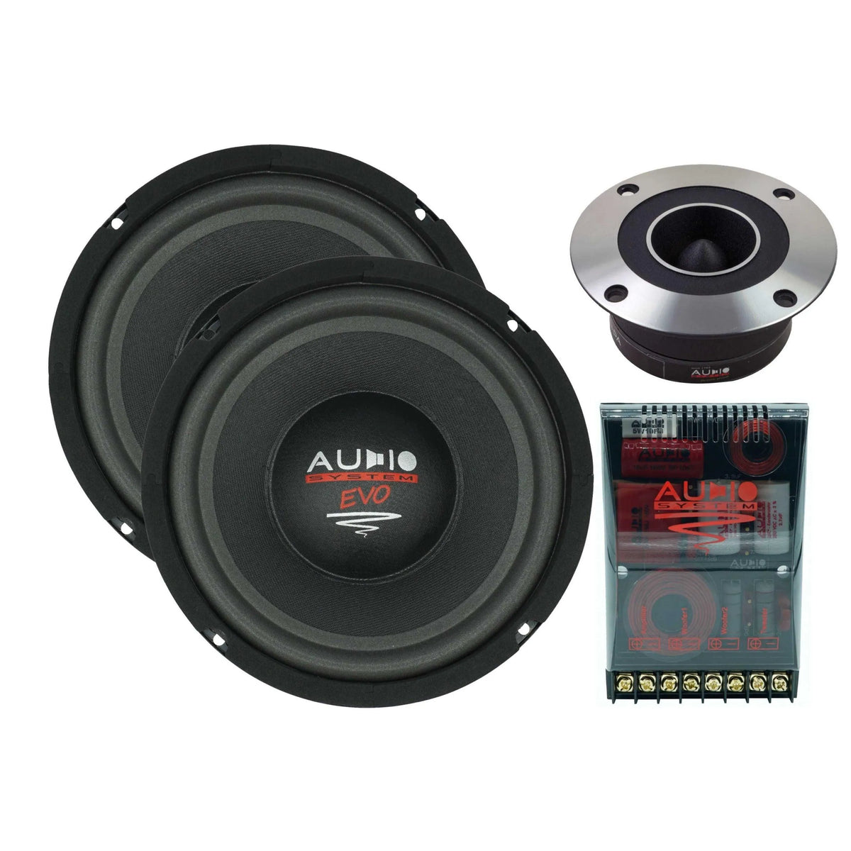 X 200-4 FL FREEAIR EVO 2-8 Zoll Lautsprecherset-Audio System-BassBuddys | Shop