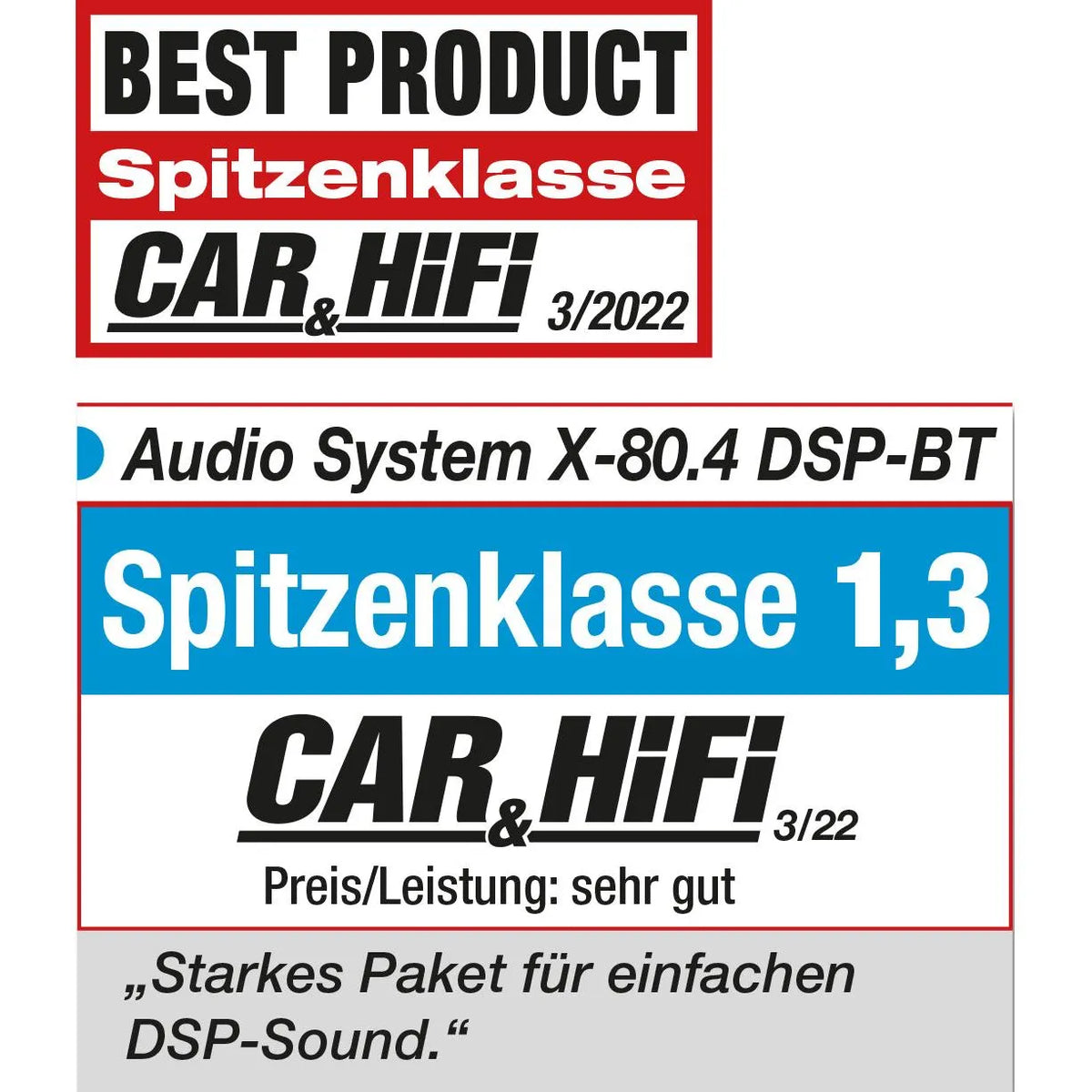 X-80.4 DSP-BT-4 Kanal DSP Verstärker-Audio System-BassBuddys | Shop