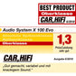 X100 EVO2-4 Zoll Lautsprecherset-Audio System-BassBuddys | Shop