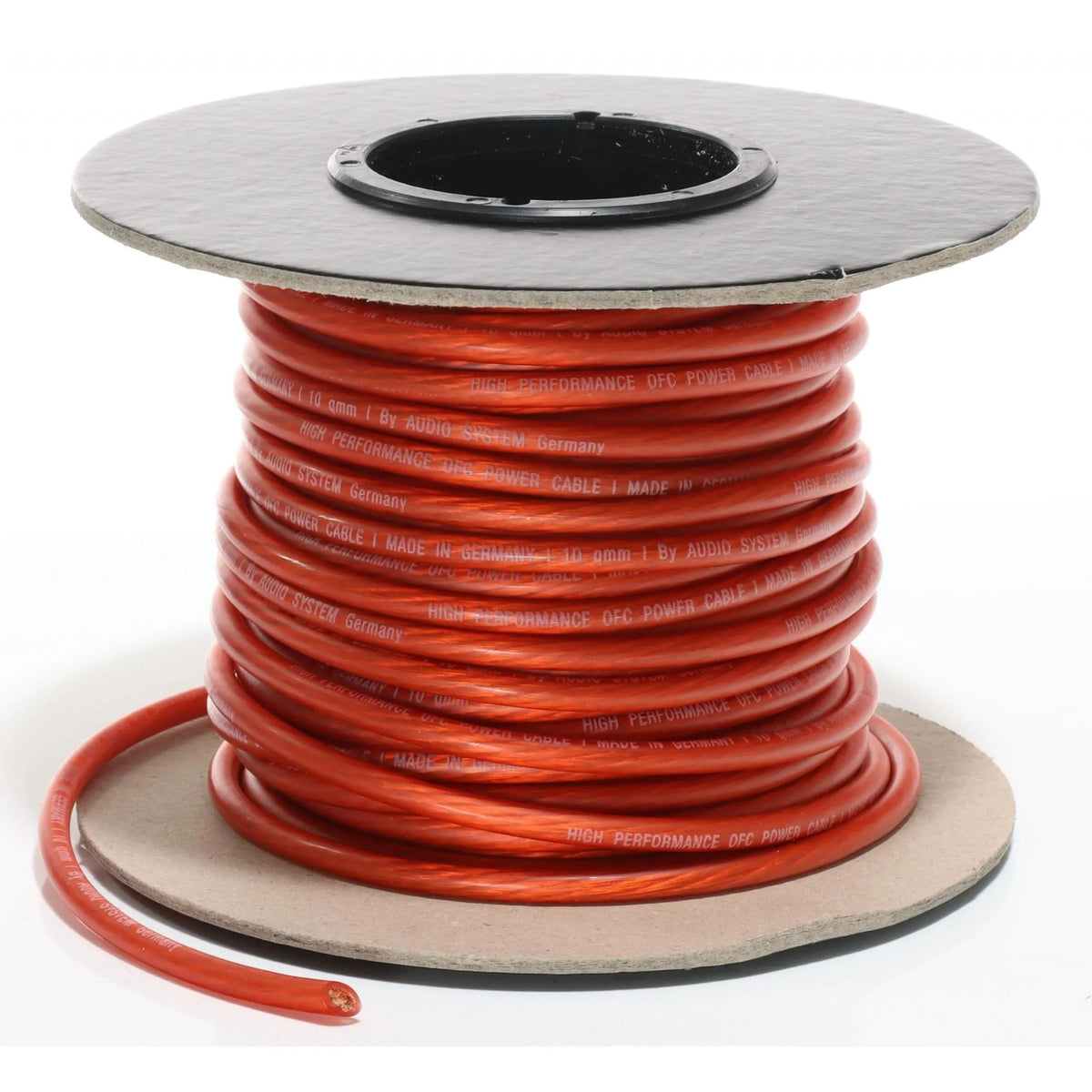 Z-PC 10 – Meterware-10mm² Stromkabel-Audio System-Rot-BassBuddys | Shop