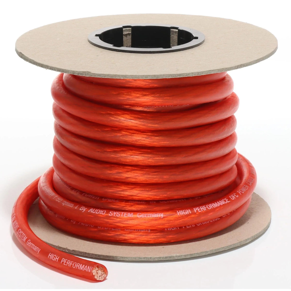 Z-PC 50 – Meterware-50mm² Stromkabel-Audio System-Rot-BassBuddys | Shop