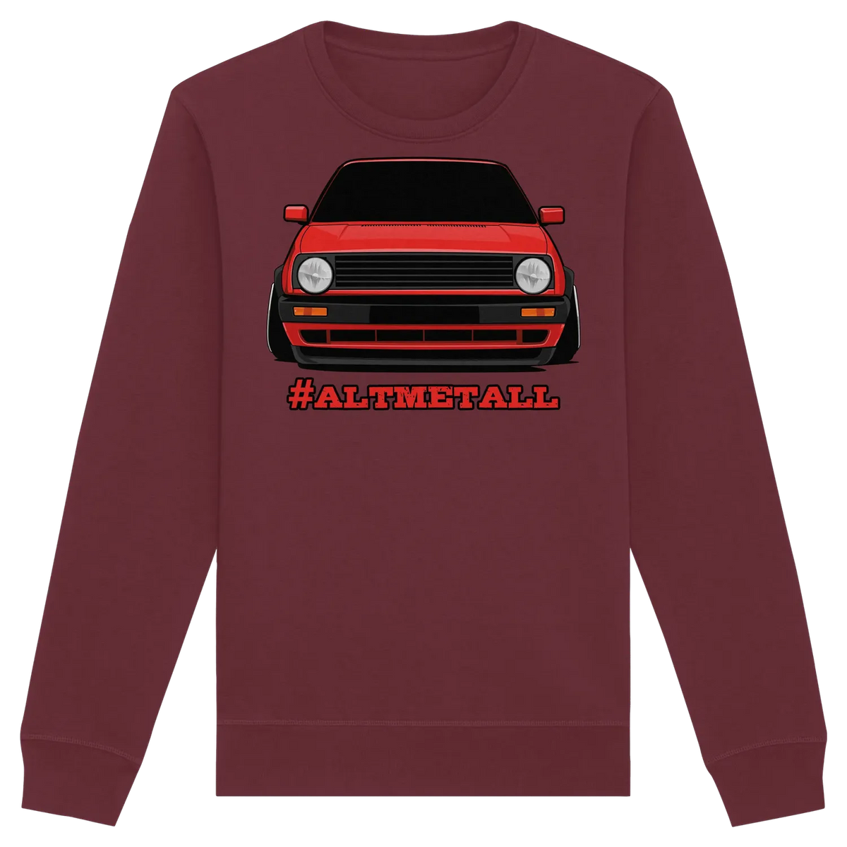 #ALTMETALL Sweatshirt Burgundy XS – Produktbild 1