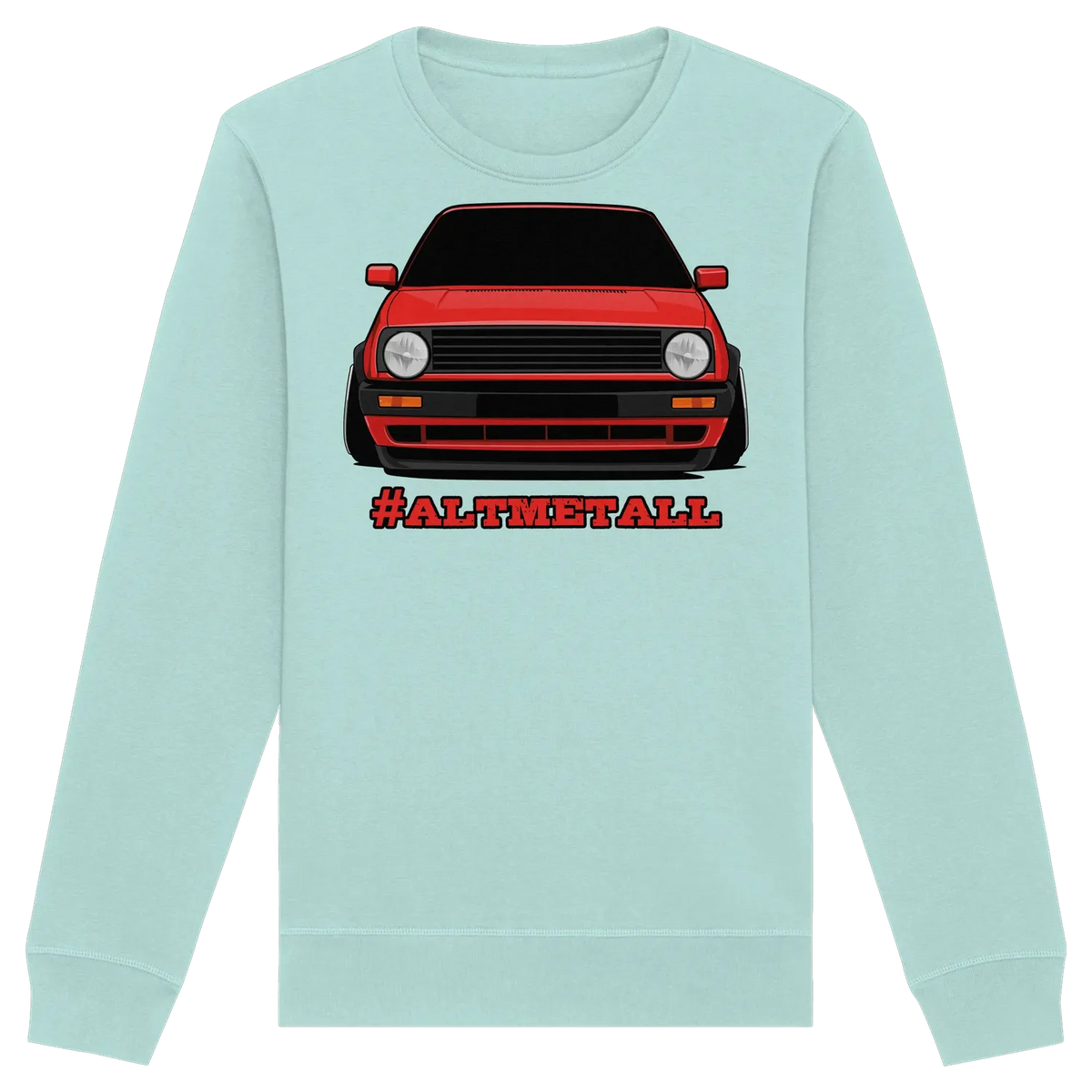 #ALTMETALL Sweatshirt Caribbean Blue XS – Produktbild 11