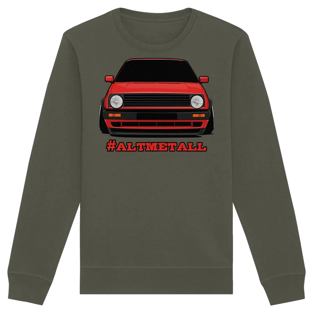 #ALTMETALL Sweatshirt Khaki XS – Produktbild 4