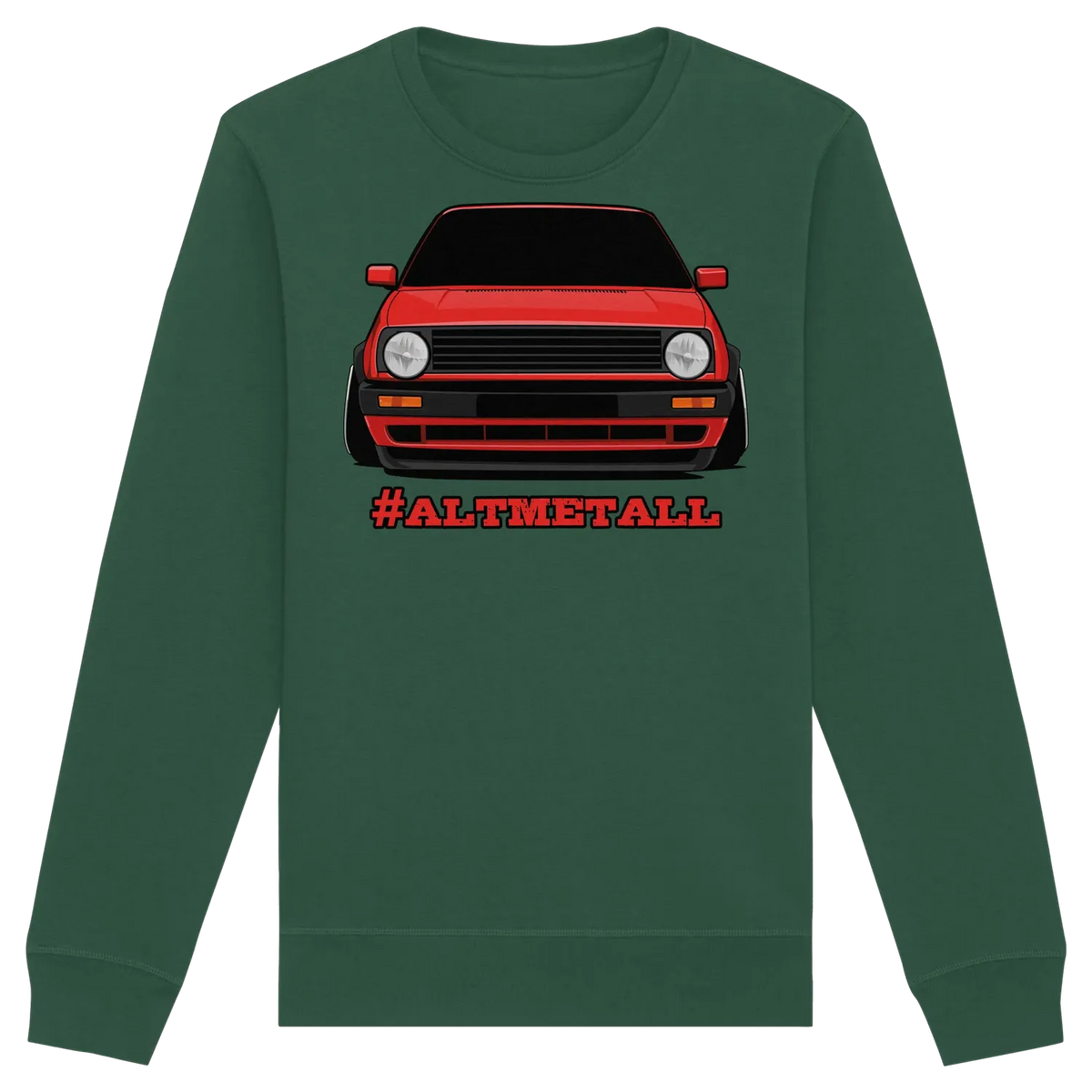 #ALTMETALL Sweatshirt Bottle Green XS – Produktbild 5