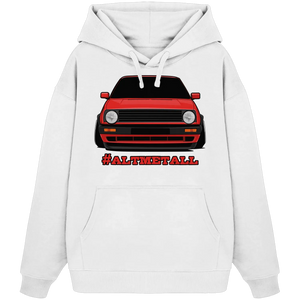 #ALTMETALL Oversize Hoodie White XS – Produktbild 1