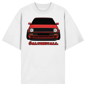 #ALTMETALL Oversize Shirt White XS – Produktbild 1