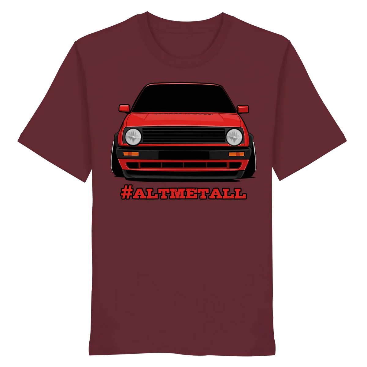 #ALTMETALL Shirt Burgundy XS – Produktbild 1