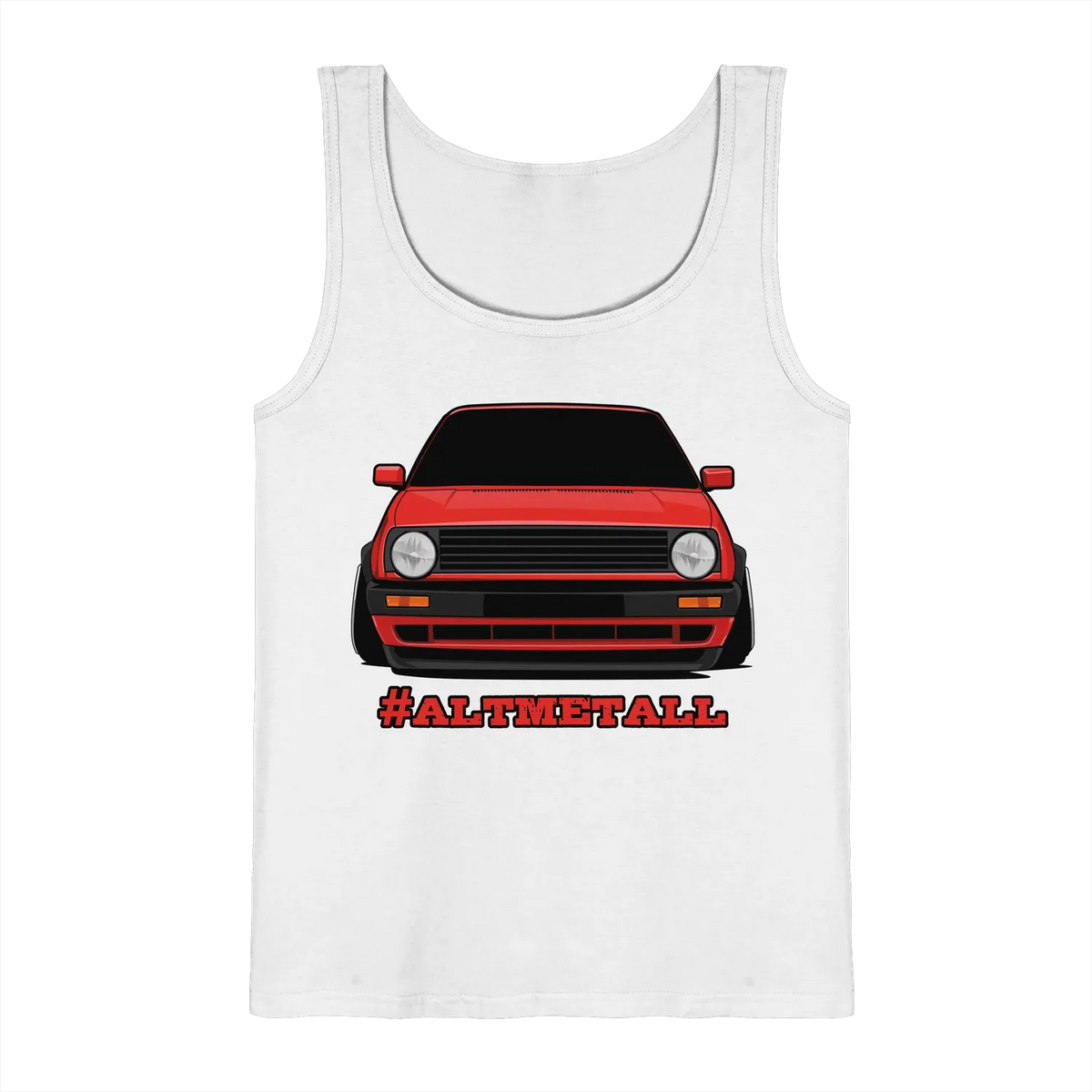 #ALTMETALL Tank-Top White S – Produktbild 2