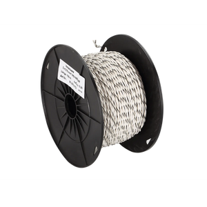 Lautsprecherkabel verdrillt 2x0.75mm² Meterware Weiß – Produktbild 3