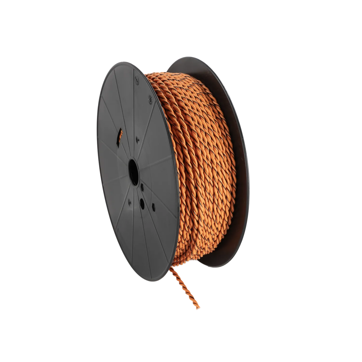 Lautsprecherkabel verdrillt 2x2.5mm² Meterware Orange – Produktbild 1