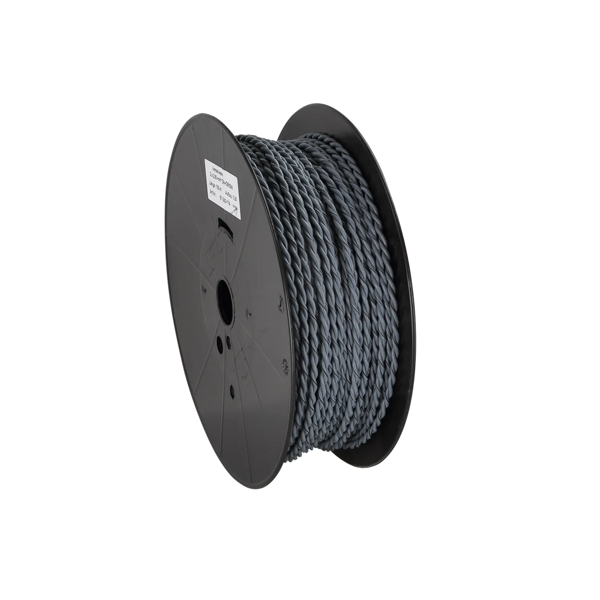Lautsprecherkabel verdrillt 2x2.5mm² Meterware Grau – Produktbild 2