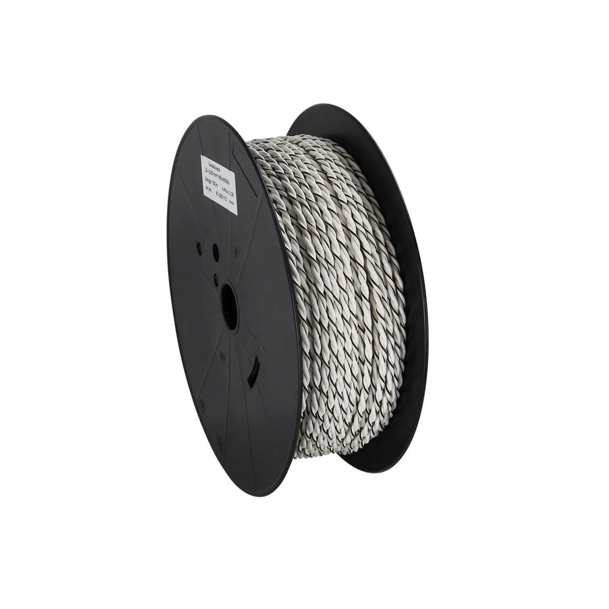 Lautsprecherkabel verdrillt 2x2.5mm² Meterware Weiß – Produktbild 4