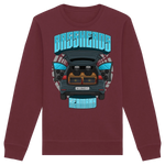 BASSHEADS GERMANY - Organic Basic Unisex Sweatshirt Burgundy XS – Produktbild 1