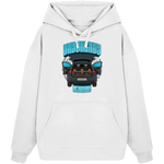 BASSHEADS GERMANY - Organic Oversize Hoodie White XS – Produktbild 1