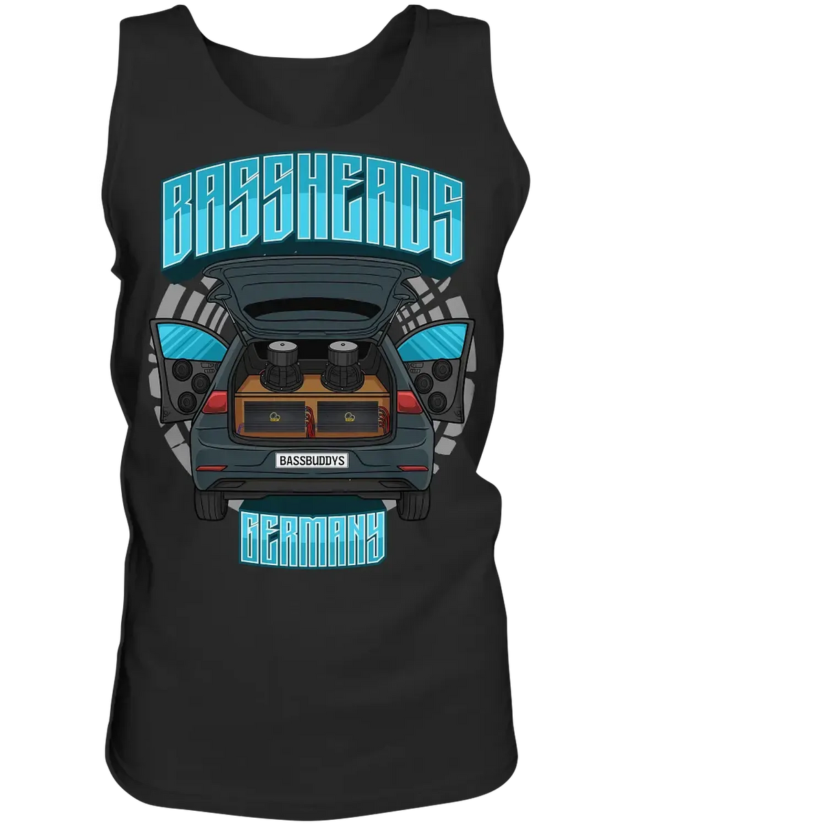 BASSHEADS GERMANY - Tank-Top Black S – Produktbild 4