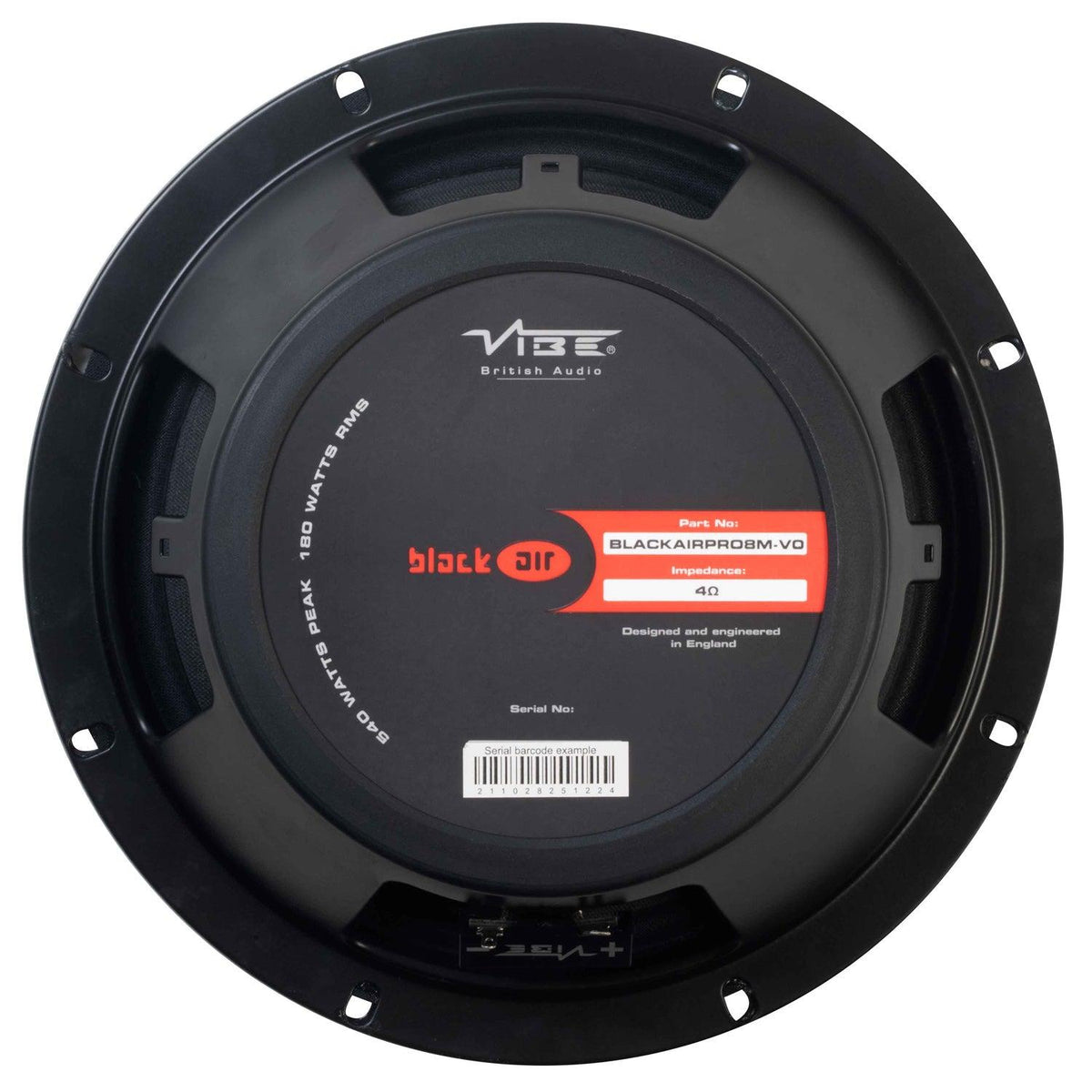 Vibe Audio BLACKAIRPRO8M-V0 – 8 Zoll Tiefmitteltöner – Ansicht 5