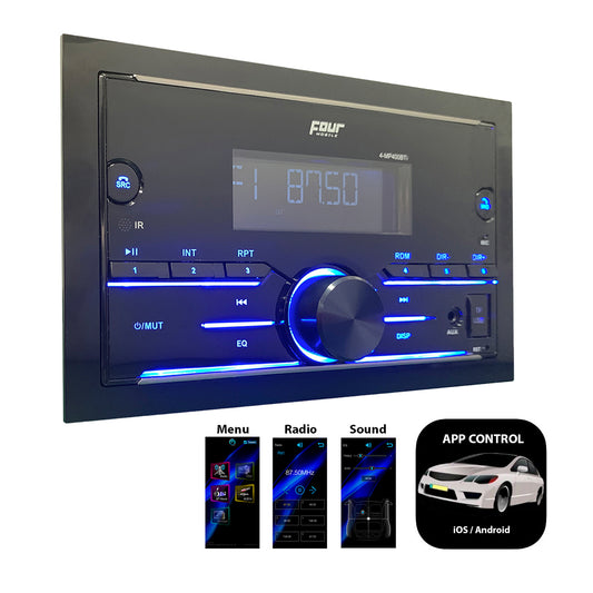 4-MP400BTi 2 Din Radio