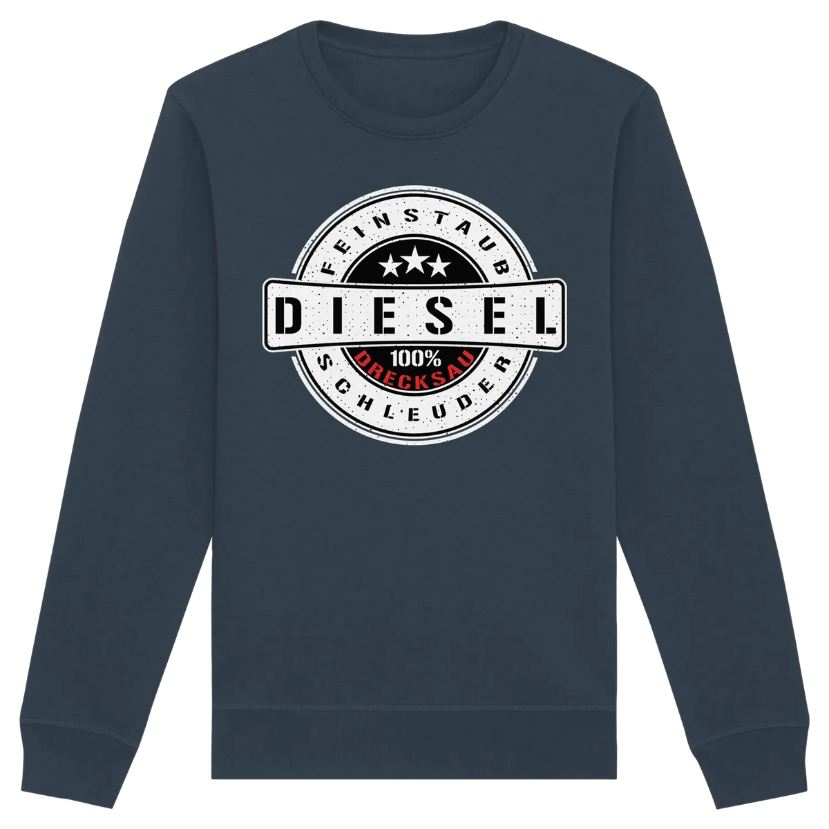 Feinstaub Schleuder Diesel 100% Drecksau Sweatshirt India Ink Grey XS – Produktbild 6