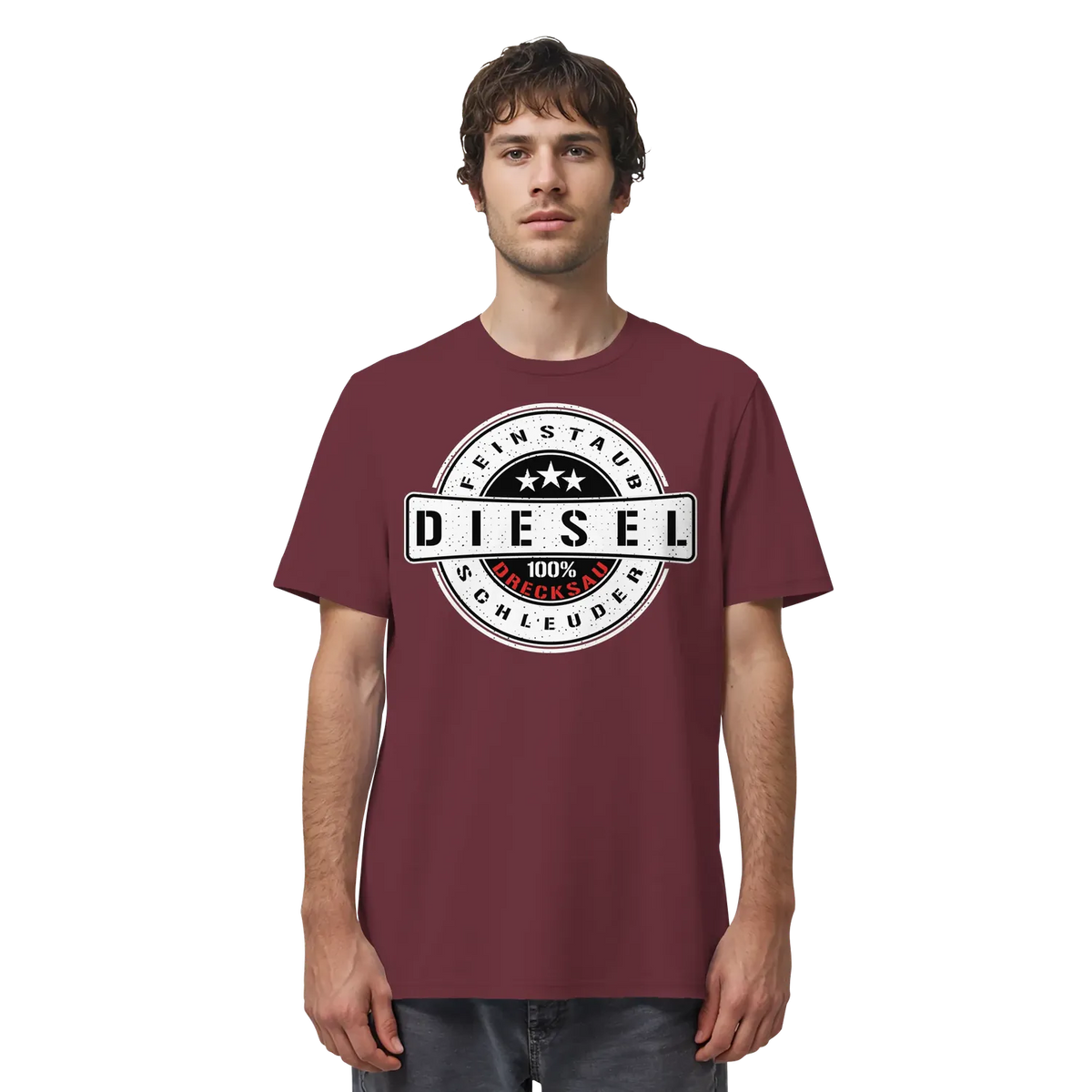 Feinstaub Schleuder Diesel 100% Drecksau Shirt – Produktbild 3