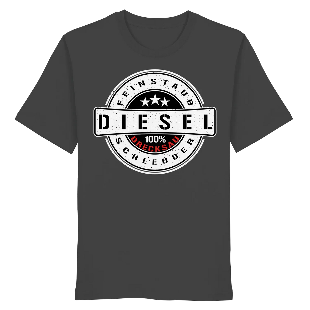 Feinstaub Schleuder Diesel 100% Drecksau Shirt – Produktbild 5