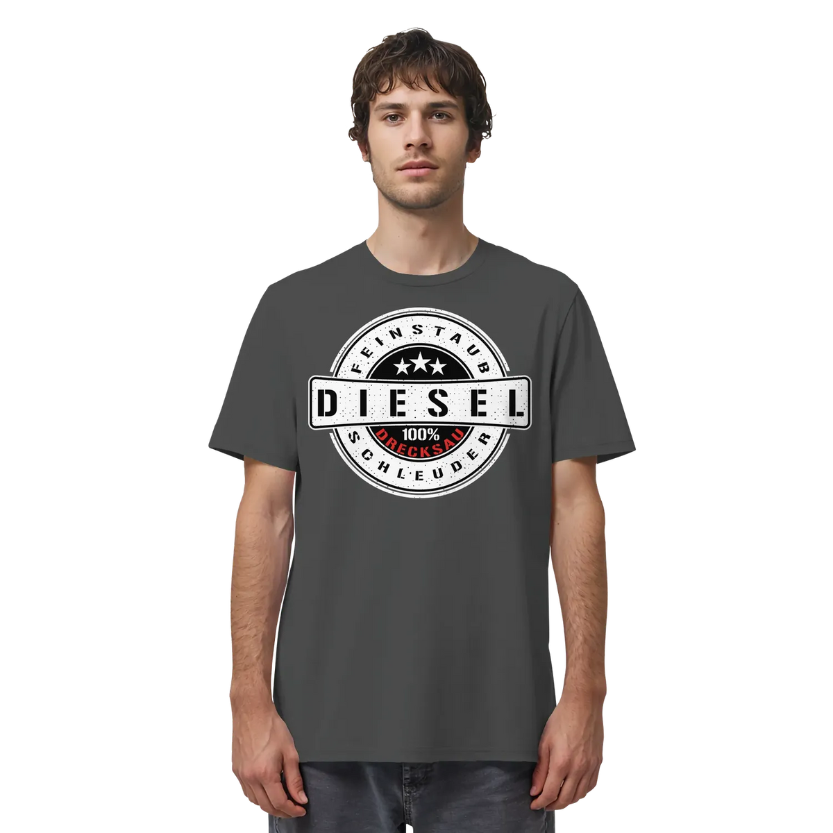 Feinstaub Schleuder Diesel 100% Drecksau Shirt – Produktbild 6