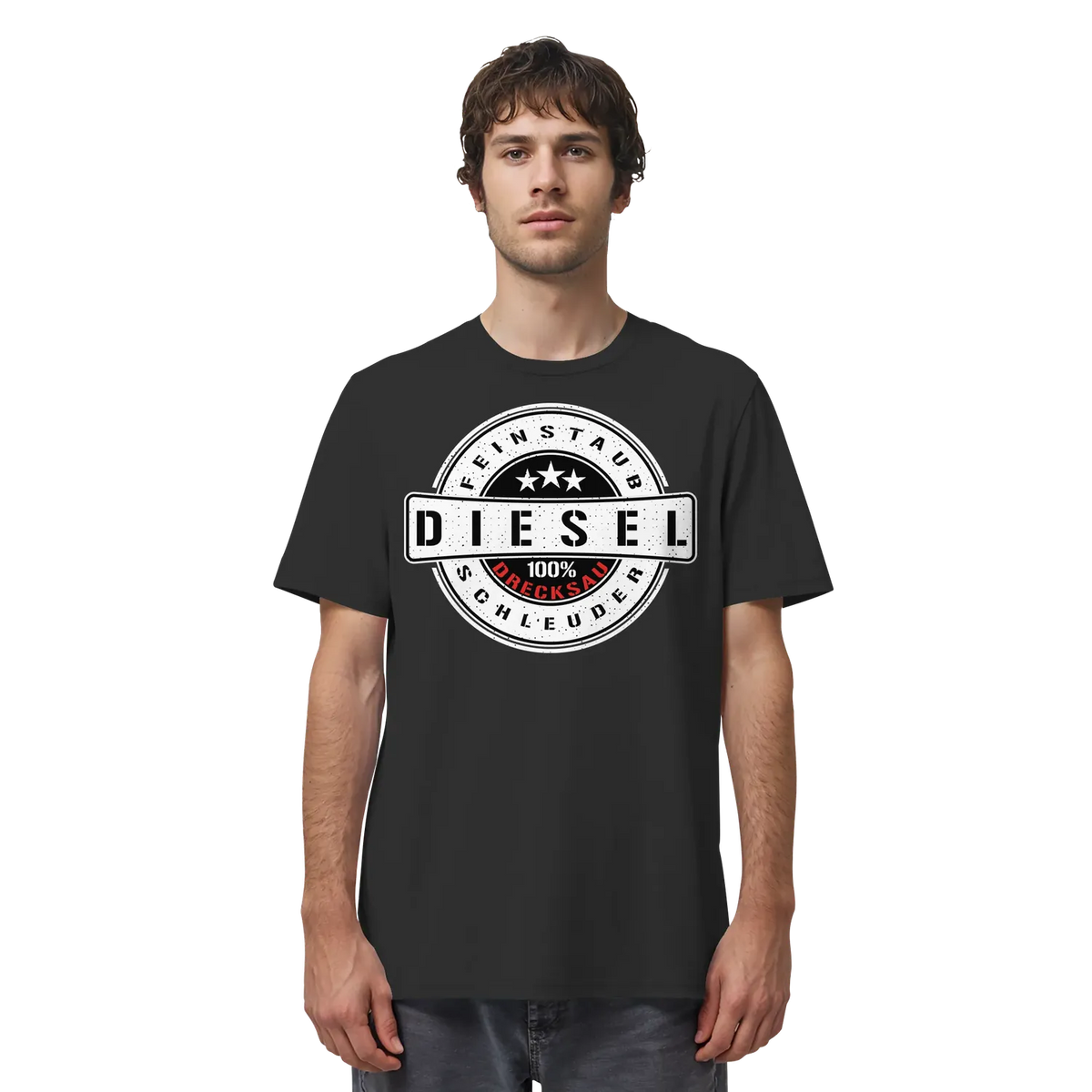 Feinstaub Schleuder Diesel 100% Drecksau Shirt – Produktbild 8
